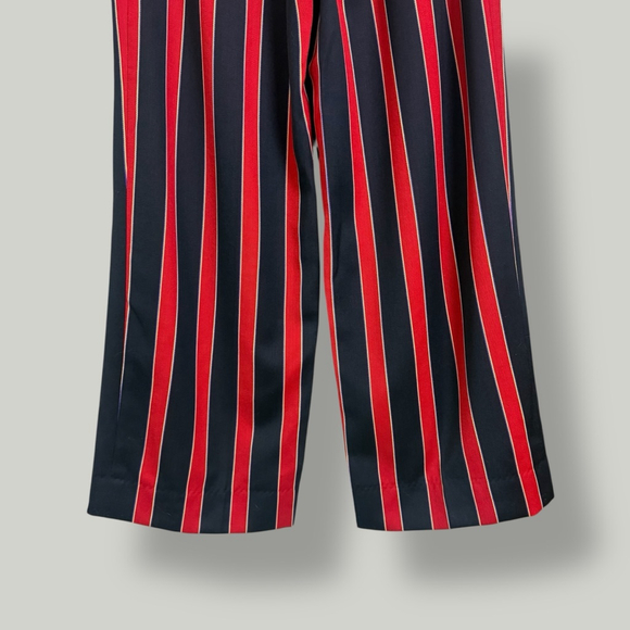 ESCADA by MARGARETHA LEY Pants Women Size 34 XS Blue Red Wool Vintage Trouser - Picture 7 of 16